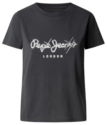 Pepe Jeans Leticia T-Shirt Donna Bianca L Strass