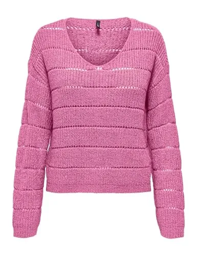 ONLY Onlpamela LS V-Neck Pullover pullover L scollo V