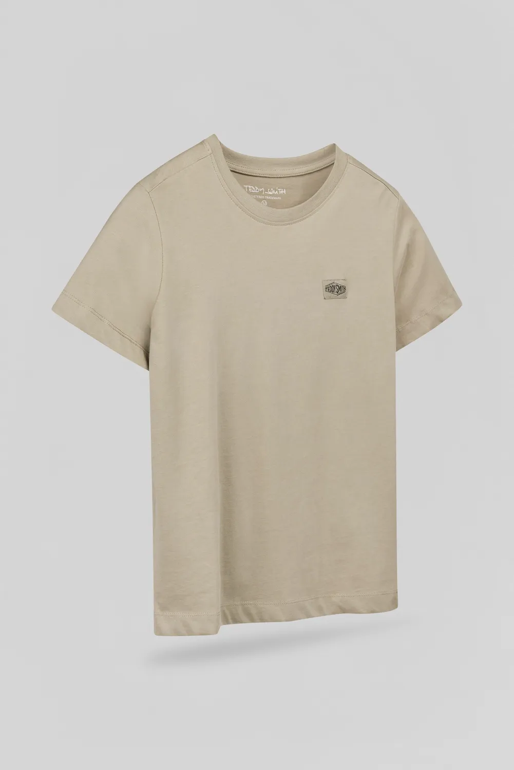 Teddy Smith T-Lionel t-shirt bambino bleach kaki