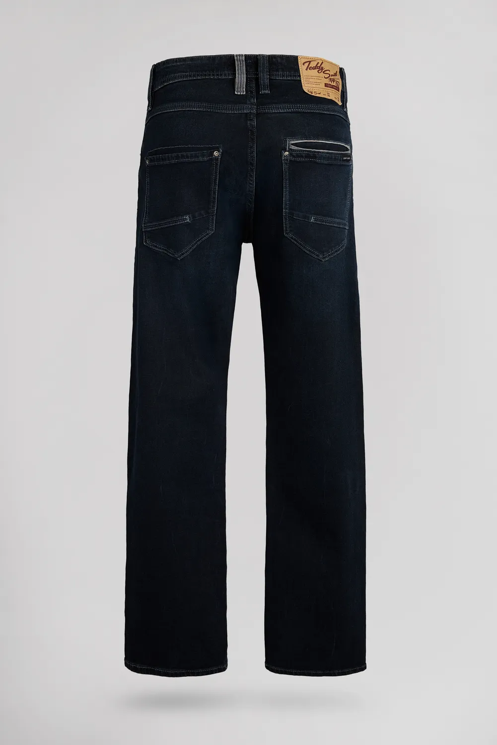 Teddy Smith Rope Reg L32 jeans dritto uomo blu encre