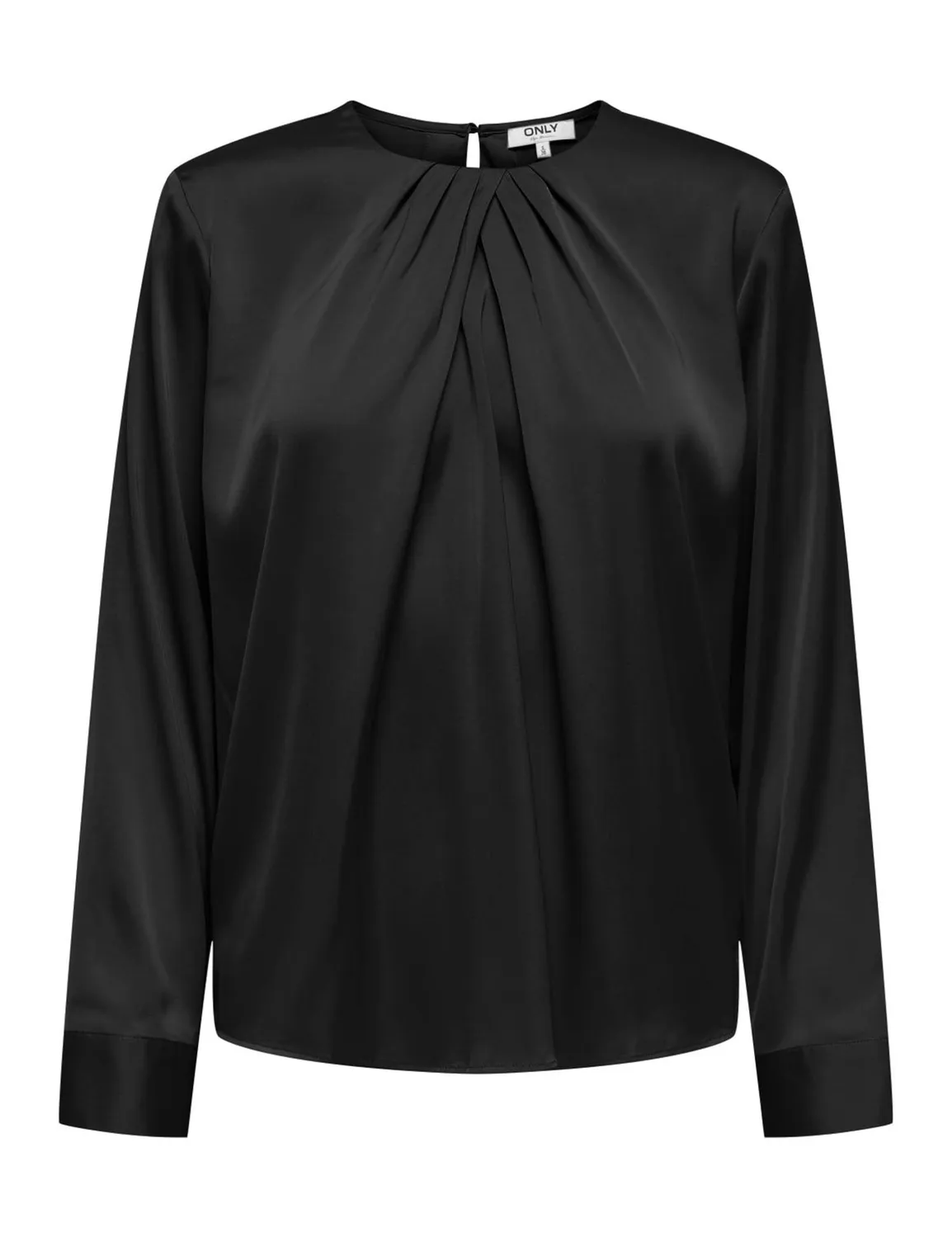 ONLY Onlcamille top satin dettaglio nero