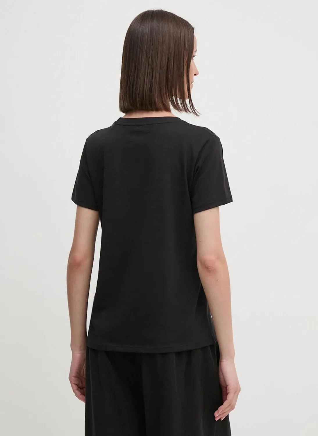 Pepe Jeans Fiore T-Shirt Donna Bianca Girocollo