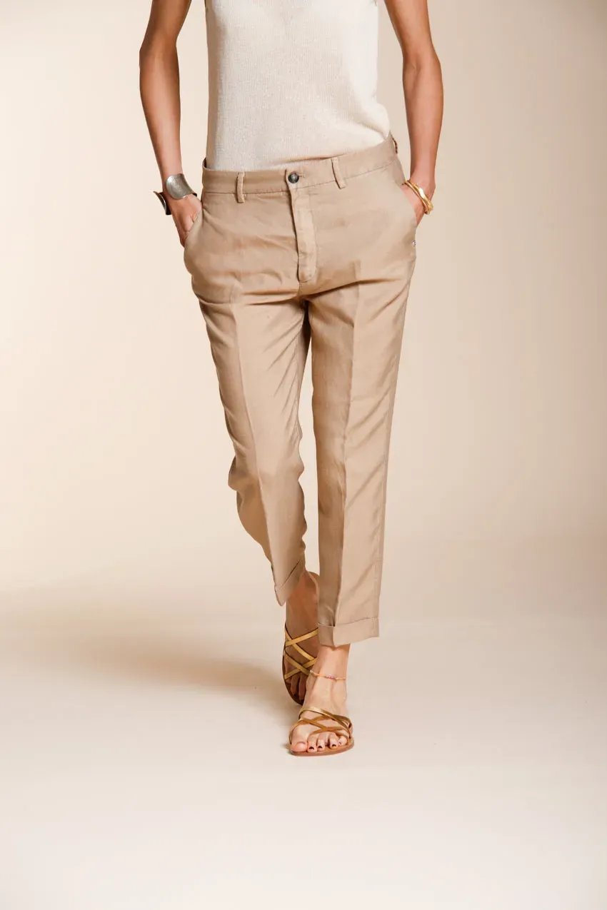 Mason's Linda Summer pantalone chino beige medio relaxed