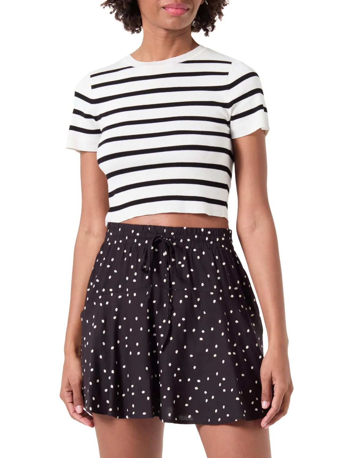 ONLY ONLNALA Life Skort Gonna-Shorts tessuto leggero