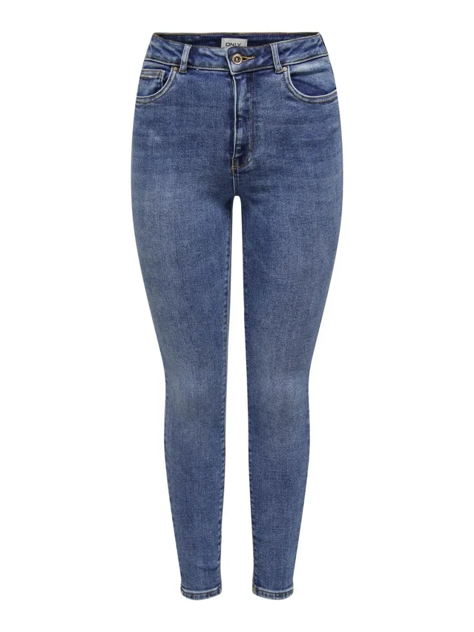 Only Onlroyal HW Skinny Pocket Cut Ext jeans donna nero