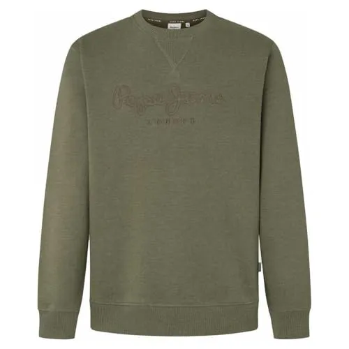 Pepe Jeans Nouvel Crew felpa uomo M bianco sporco cotone