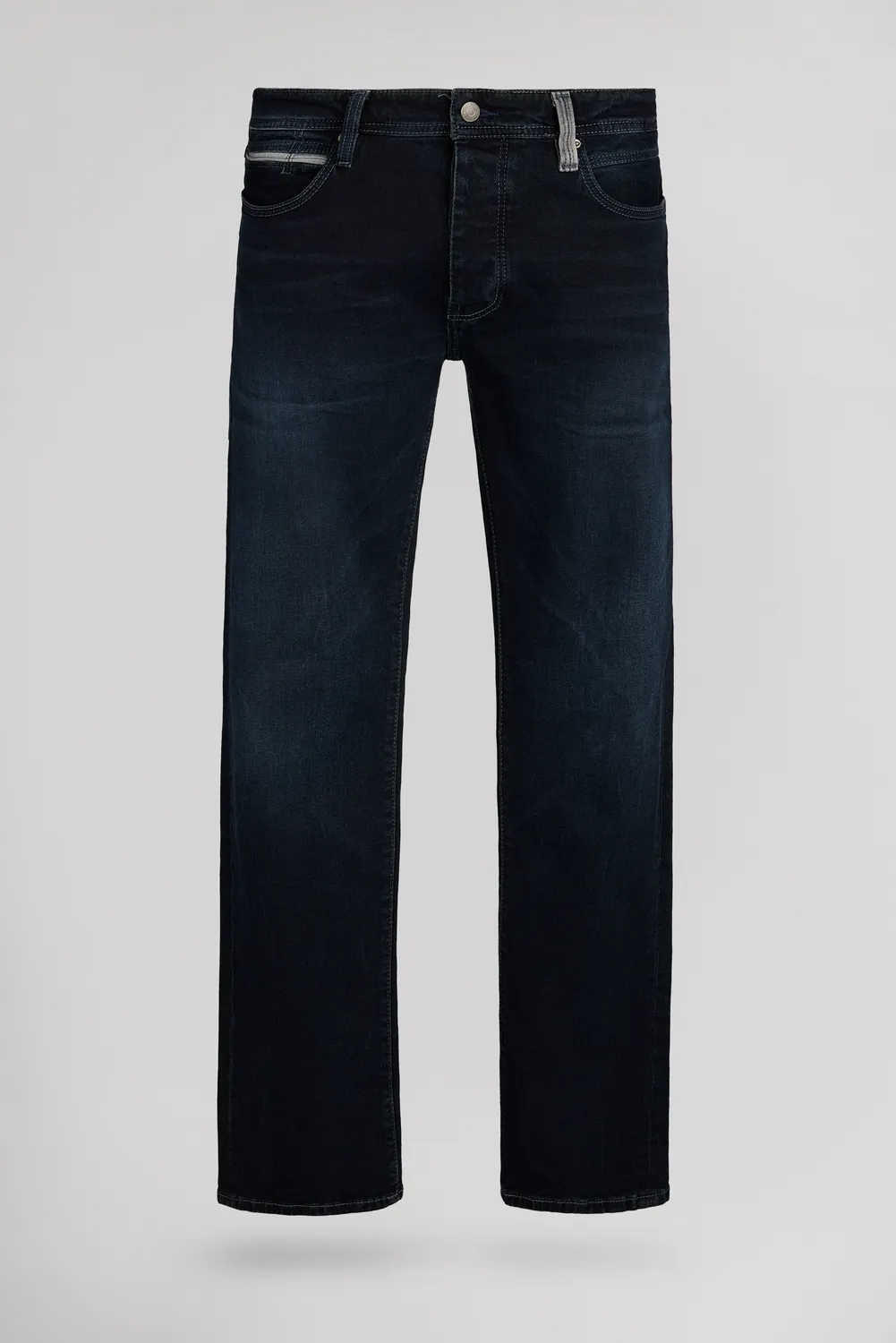 Teddy Smith Rope Reg L32 jeans dritto uomo blu encre