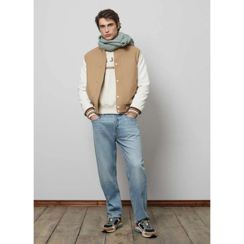 Pepe Jeans Aldridge Crew felpa uomo M girocollo garzata