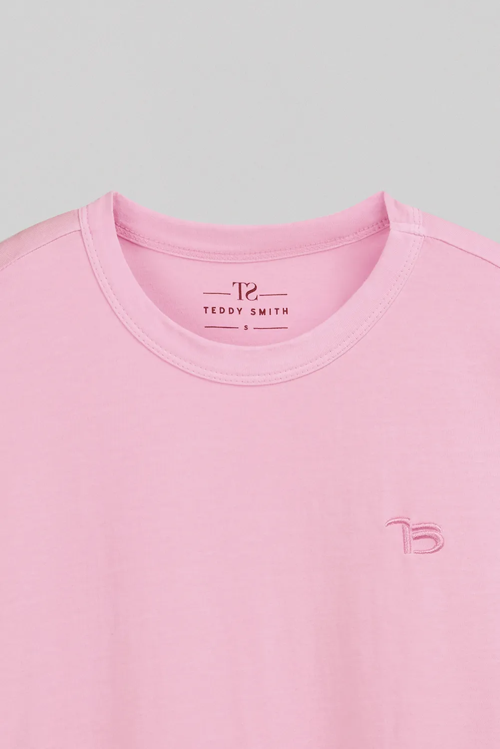 Teddy Smith T-Lava MC t-shirt rosa donna oversize