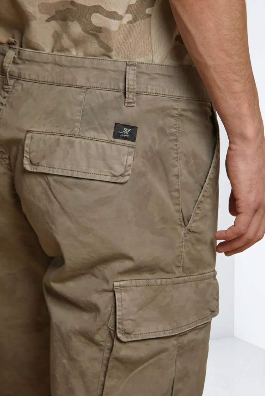 Mason's Chile bermuda cargo camou slim fit