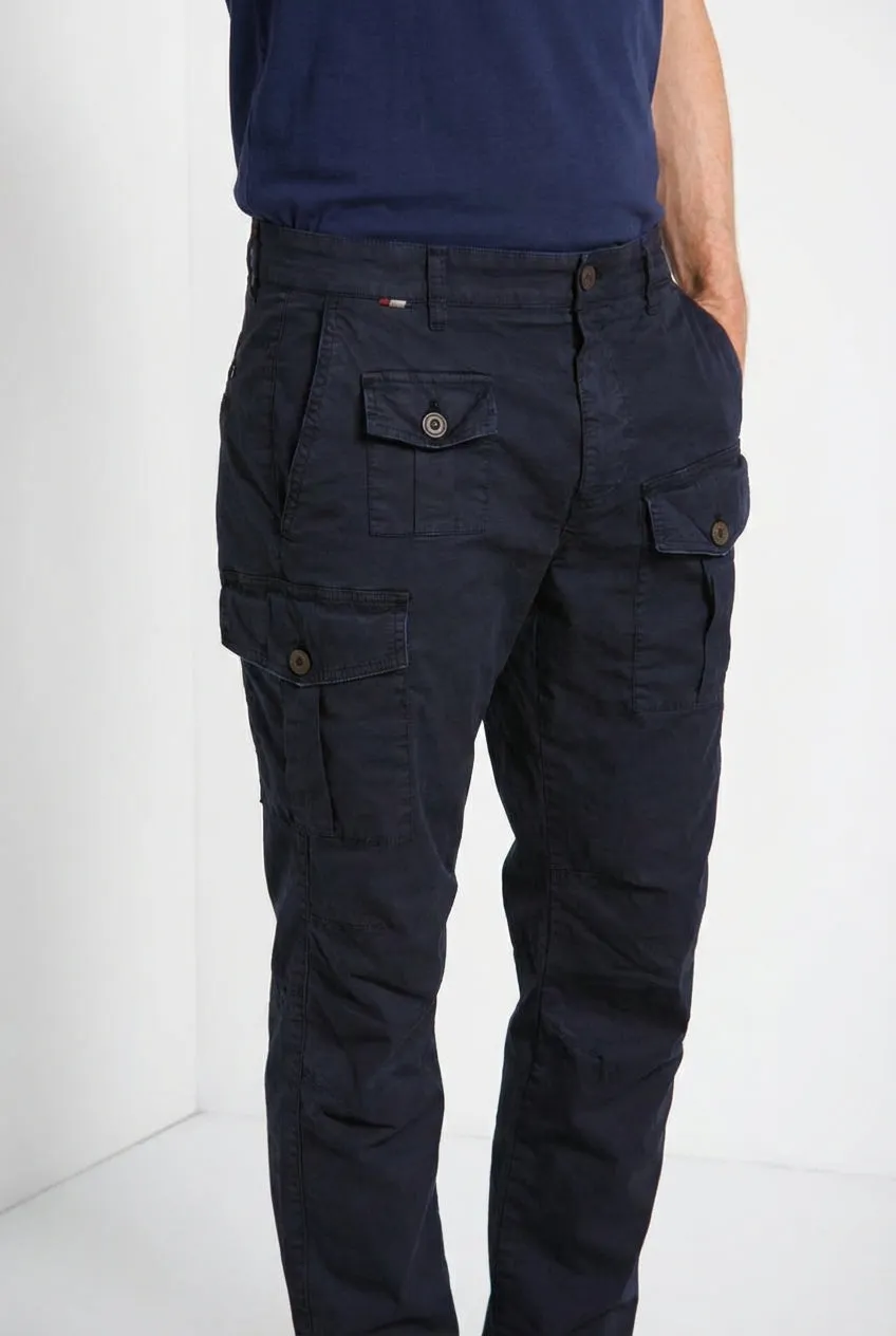 Mason's George Coolpocket Cargo Uomo Blu Notte Carrot