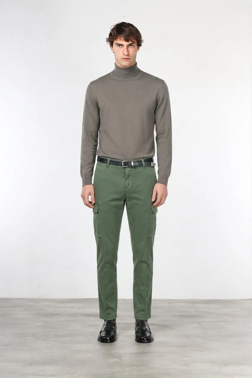 Mason's Chile cargo uomo verde bosco extra slim