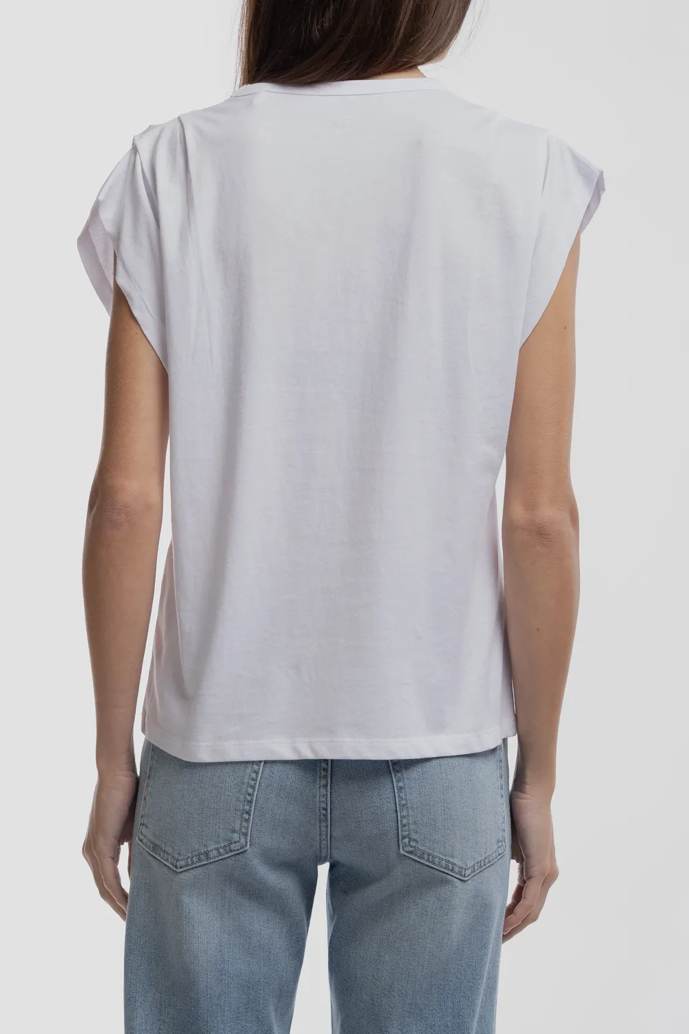 Teddy Smith T-Miami t-shirt donna bianca grafica