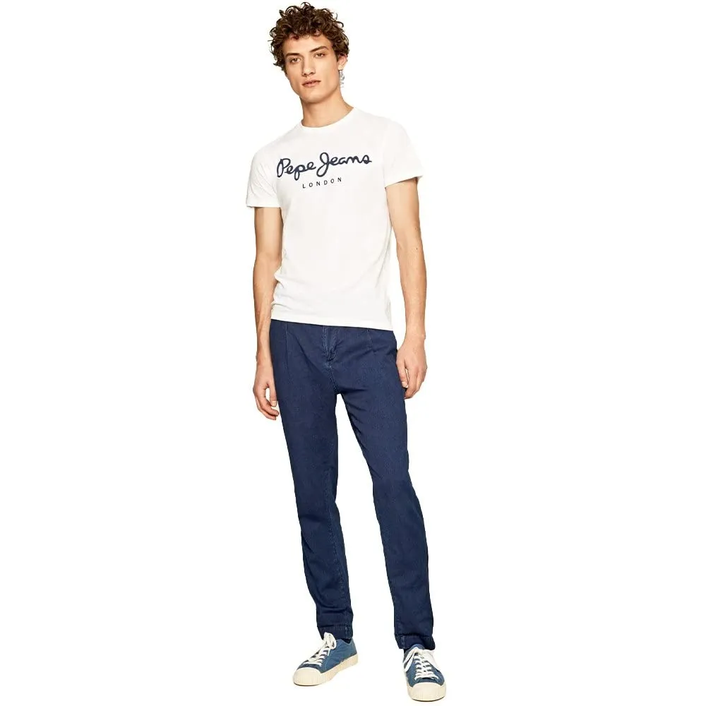 Pepe Jeans Original maglietta uomo slim XS navy stretch