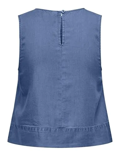 ONLY Onldorsi Charis top denim donna blu