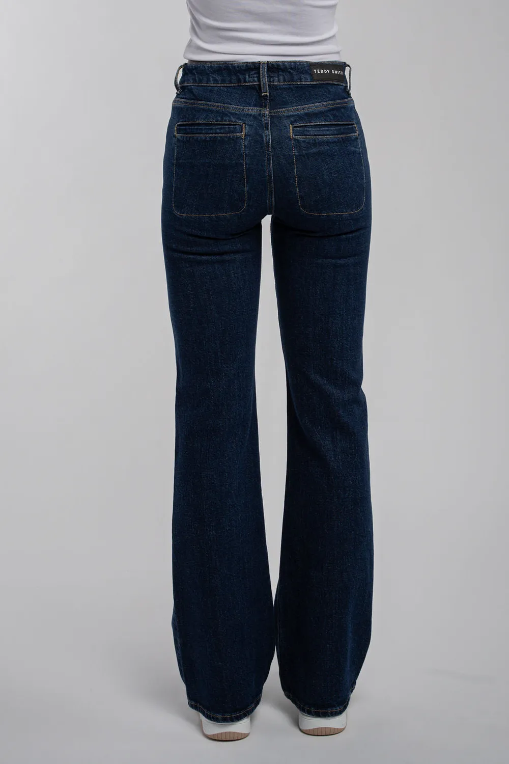 Teddy Smith P-Diams BC jeans dritti Old Encre denim scuro