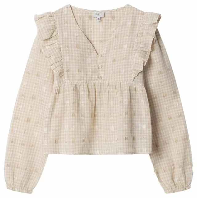 Pepe Jeans Hartley Blusa Bambina 10 Anni Cotone a Quadri