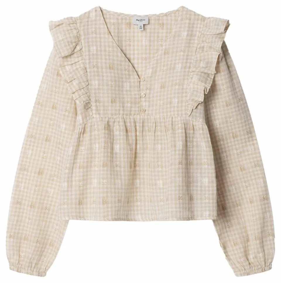 Pepe Jeans Hartley Blusa Bambina 10 Anni Cotone Quadri