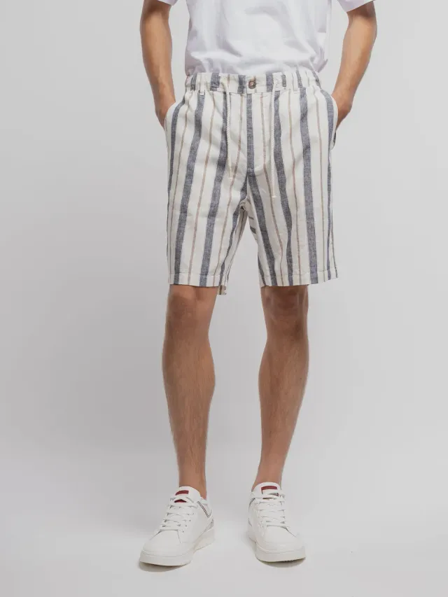 Teddy Smith S-Darius SH Lin Shorts Dark Navy lino cotone