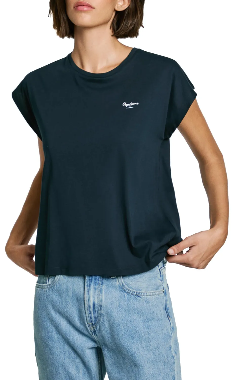 Pepe Jeans Blooma t-shirt donna slim girocollo