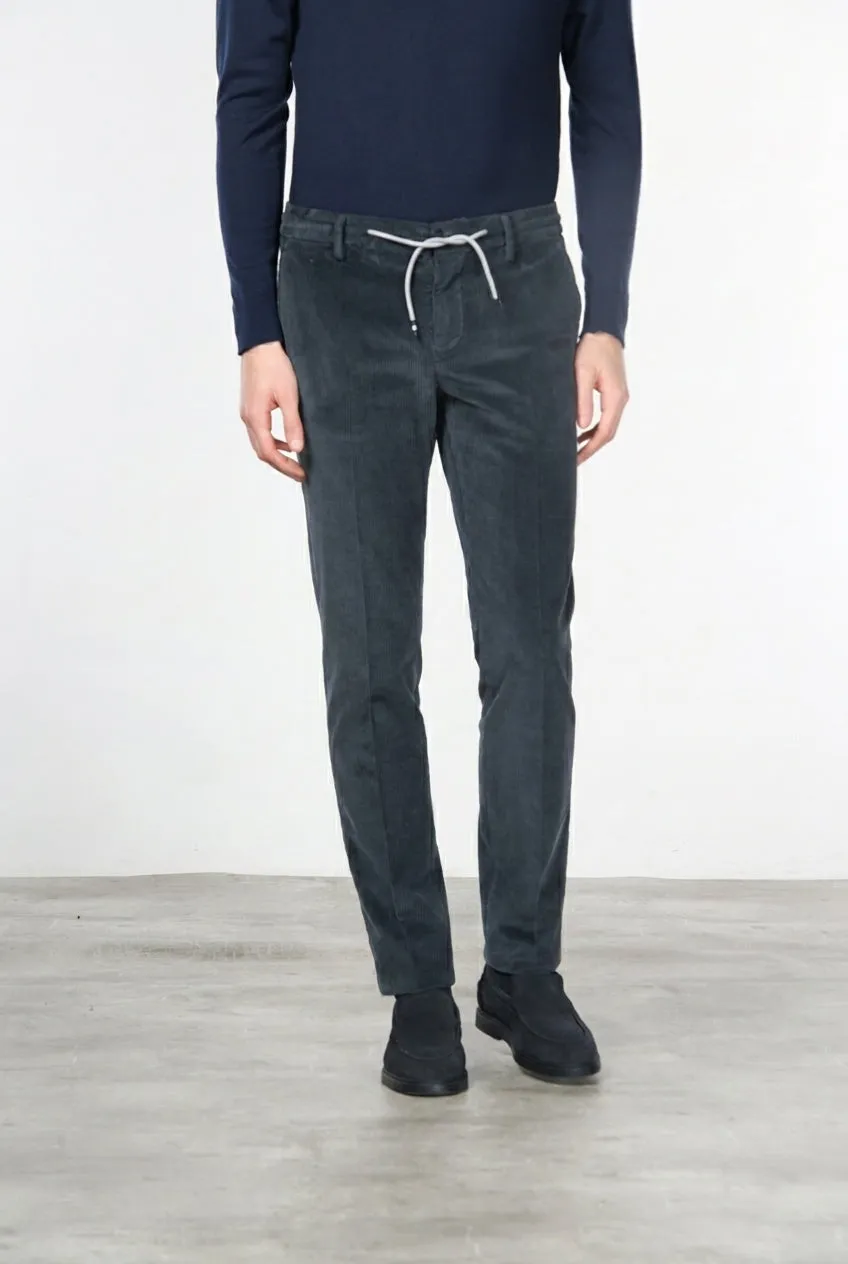 Mason's Milano Jogger Chino Uomo Grigio Scuro Extra Slim