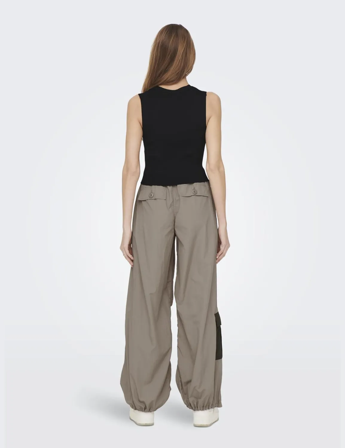 Only Majli Top Donna in Maglia Smanicato Scollo Tondo