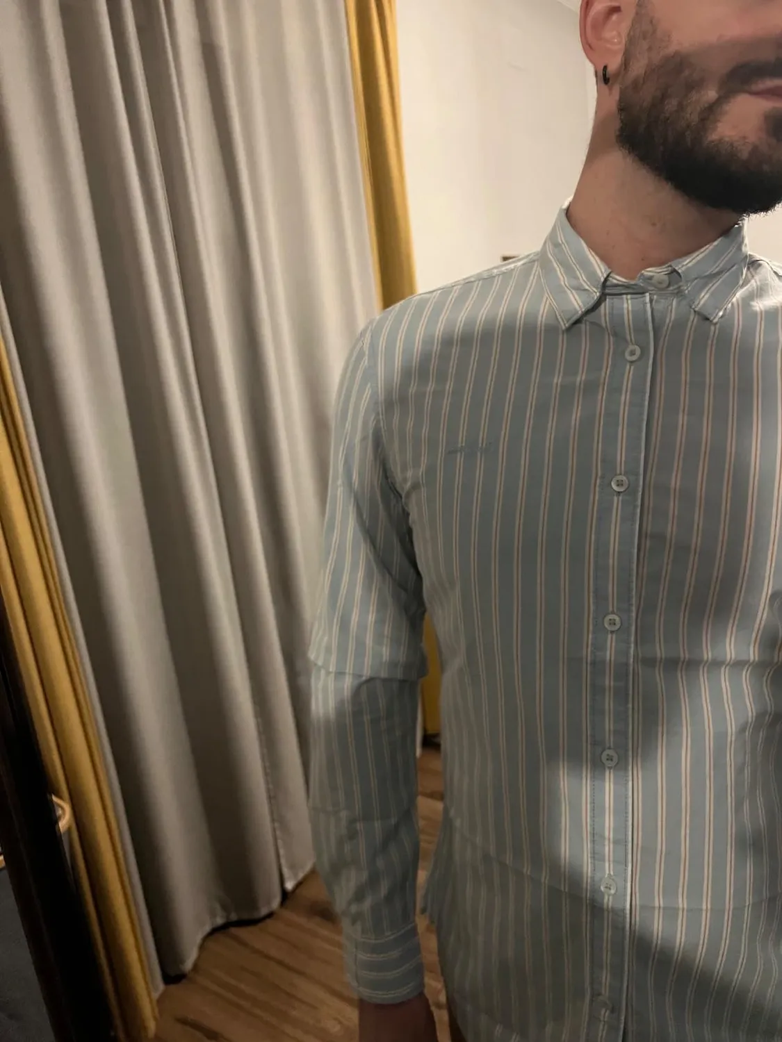 Pepe Jeans Marius camicia uomo M blu mare righe