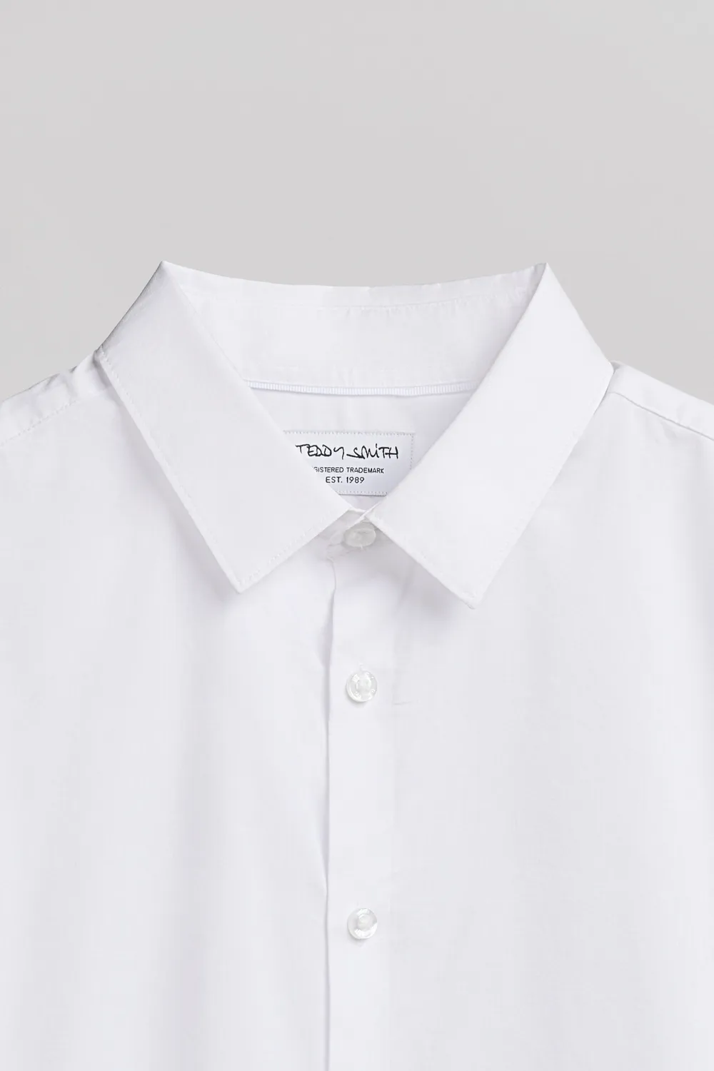 Teddy Smith C-Oswald ML camicia bianca uomo slim