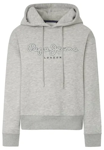 Pepe Jeans Frida Hoodie Felpa Donna con Cappuccio Pacco da 1