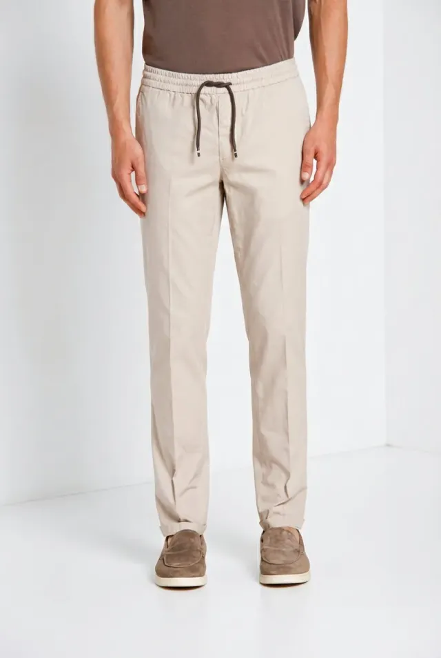 Mason's New York Sack Chino Jogger Uomo Beige Chiaro Regular
