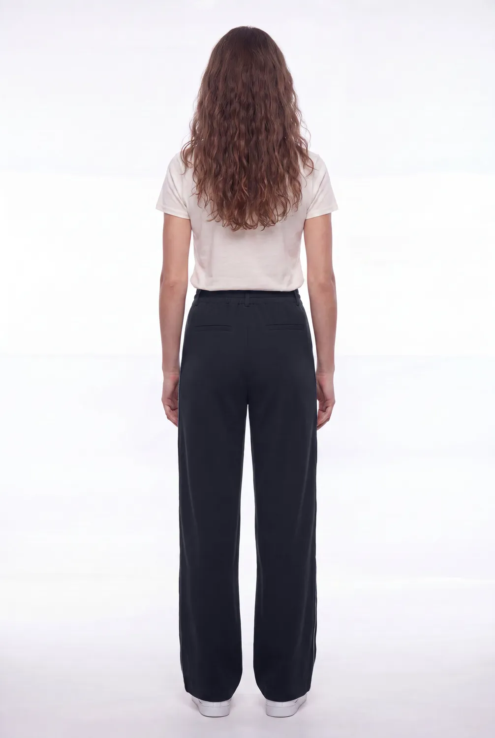 Teddy Smith P-Side pantalone donna navy bistretch