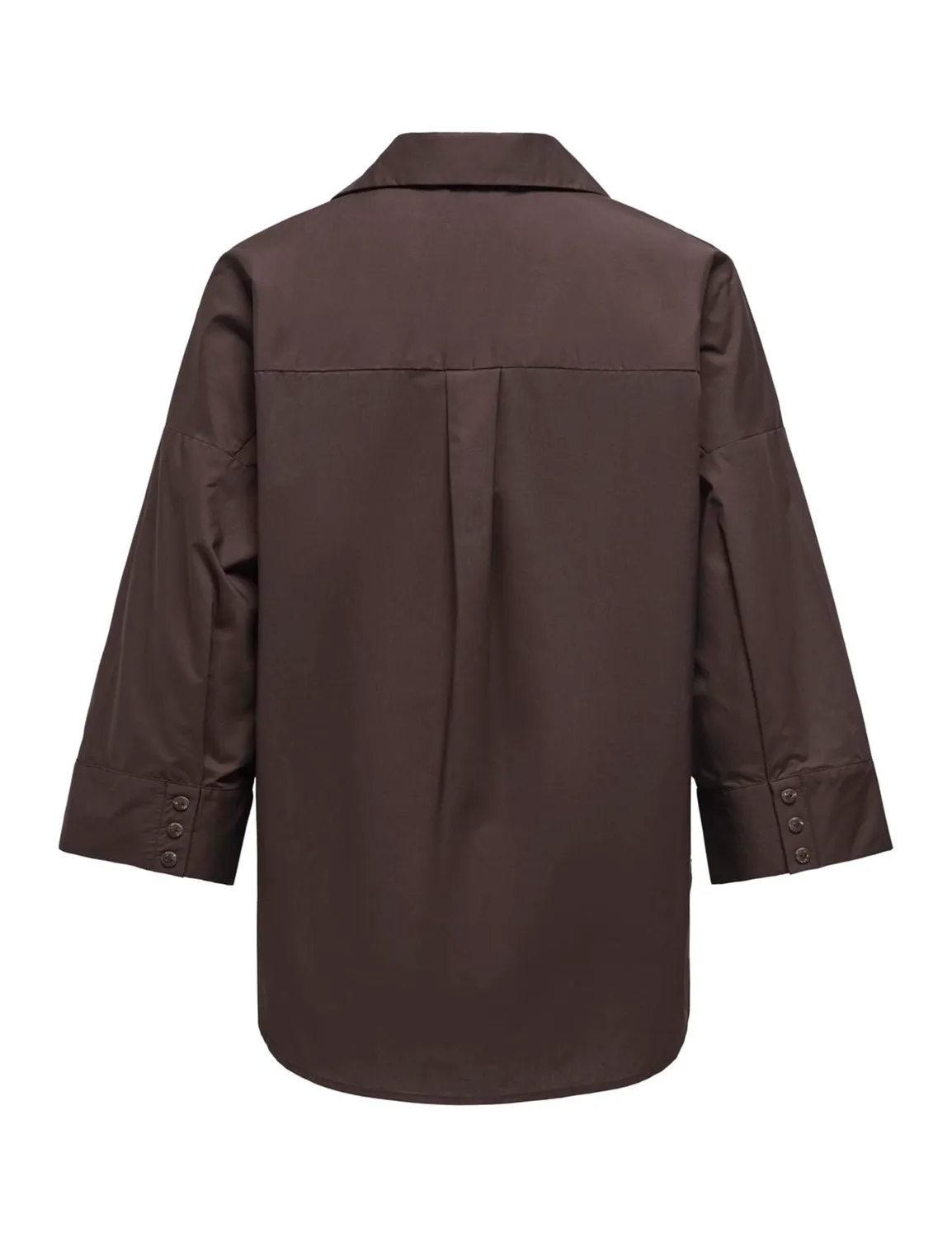 ONLY Onlsaja Keri 3/4 Shirt camicia caffè taglia S