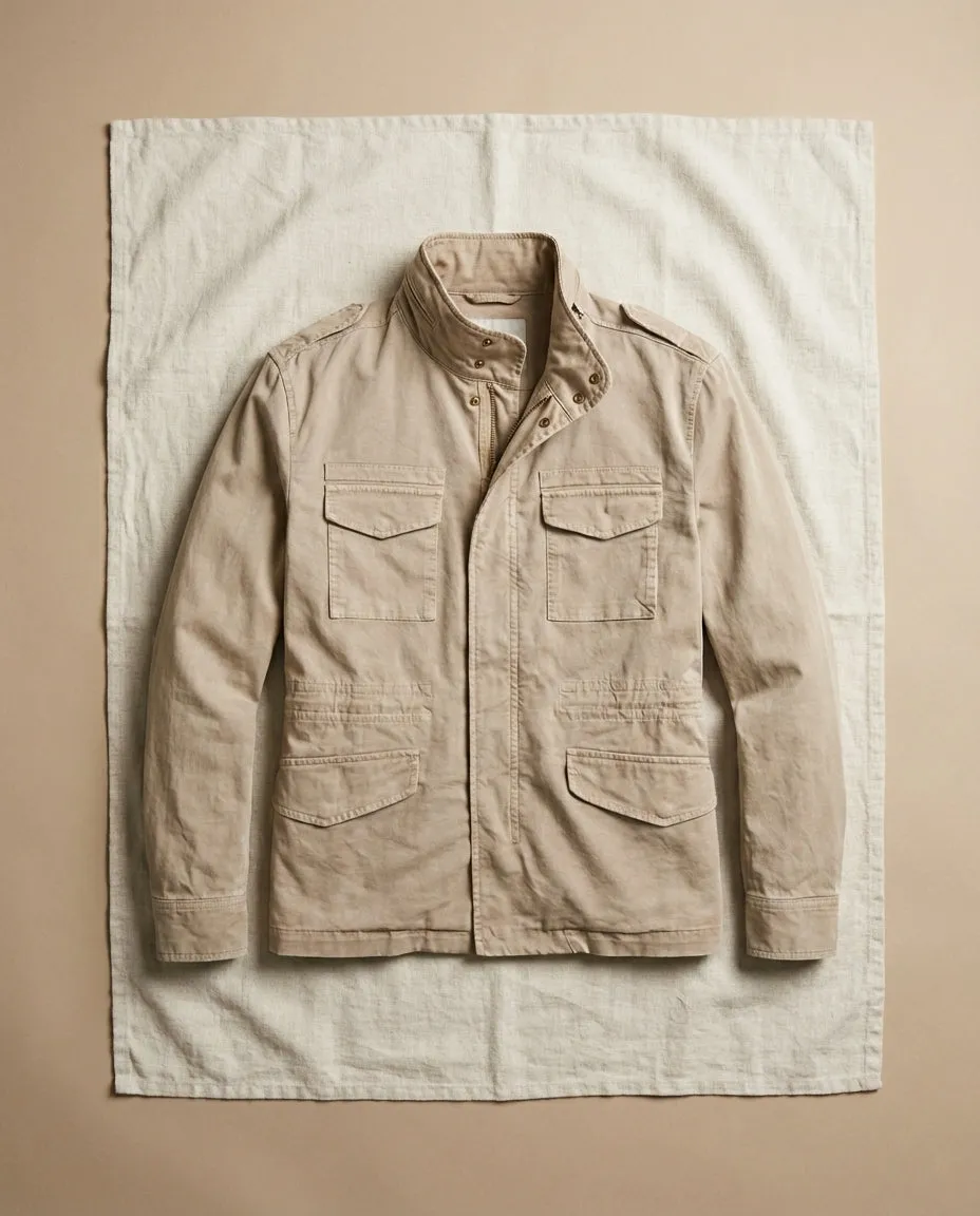 Mason's Jacket M74 giubbotto uomo sabbia twill stretch