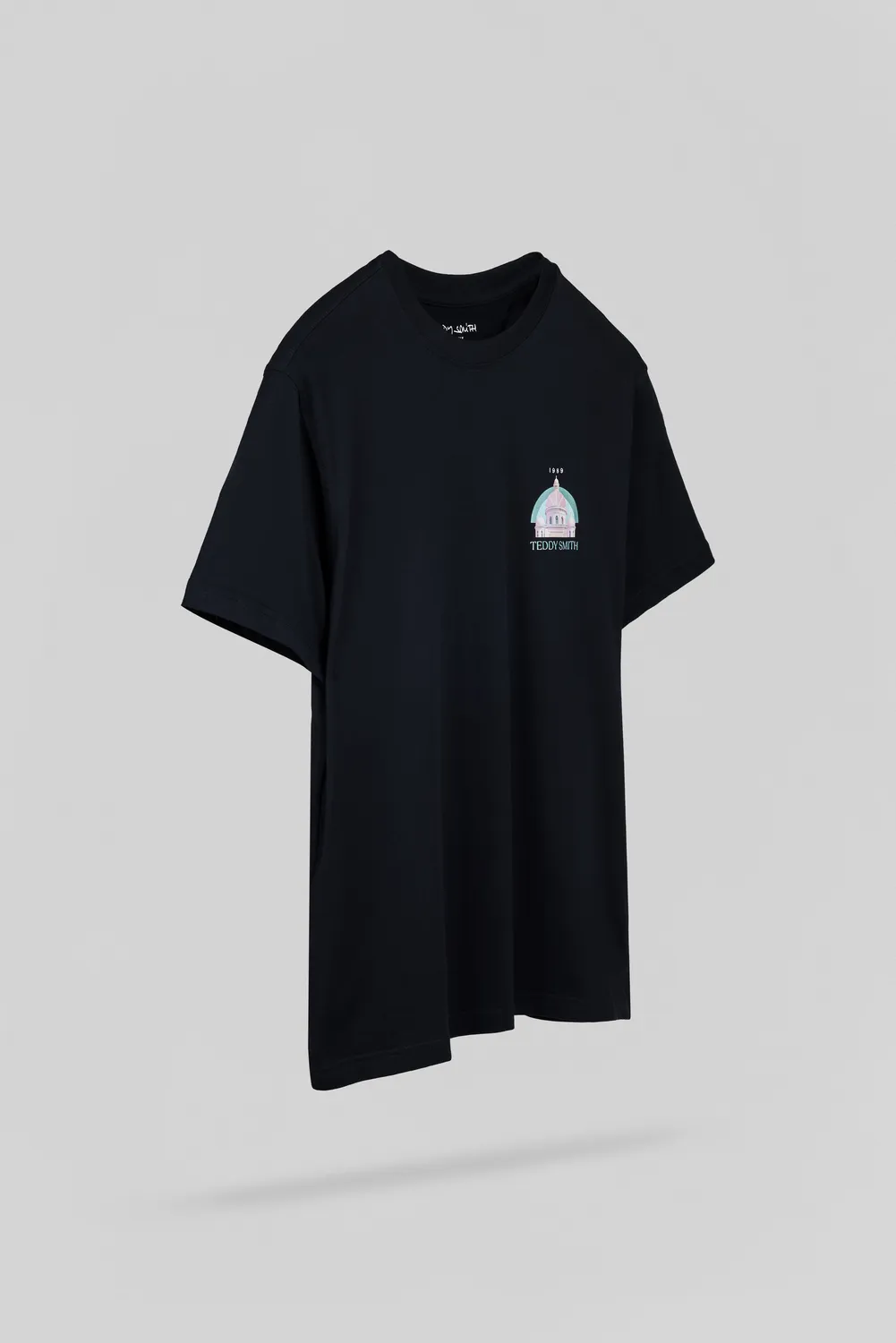 Teddy Smith T-Andrew MC t-shirt ampia dark navy cotone