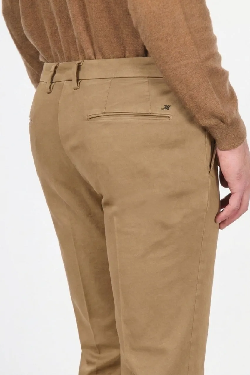 Mason's Torino Flex pantalone chino beige scuro raso