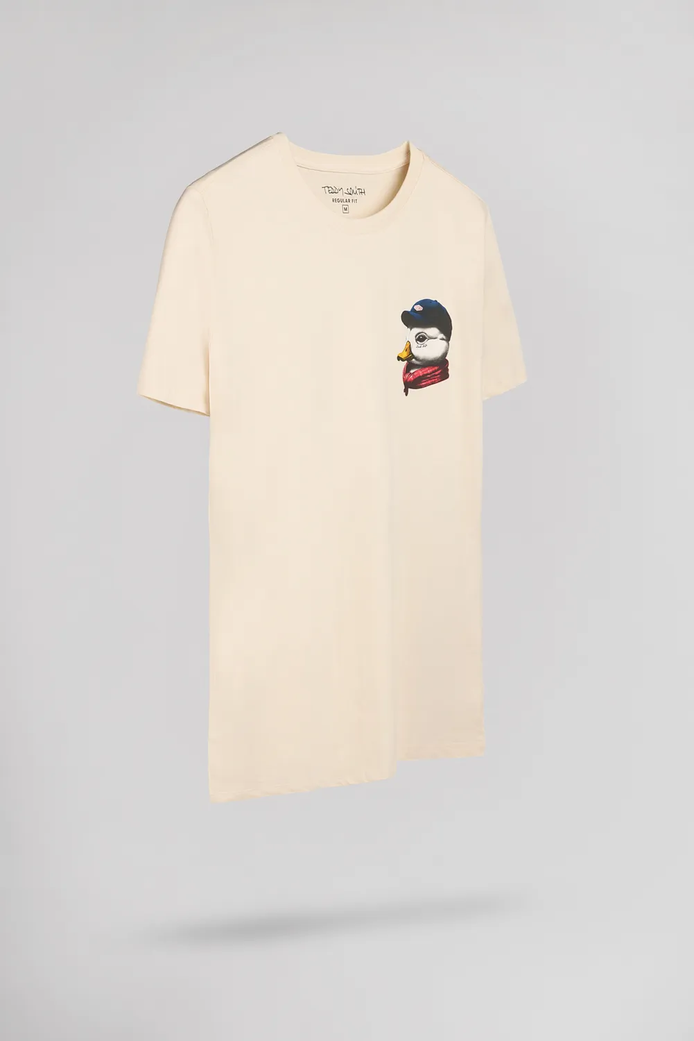 Teddy Smith T-Duck Mc t-shirt uomo crema