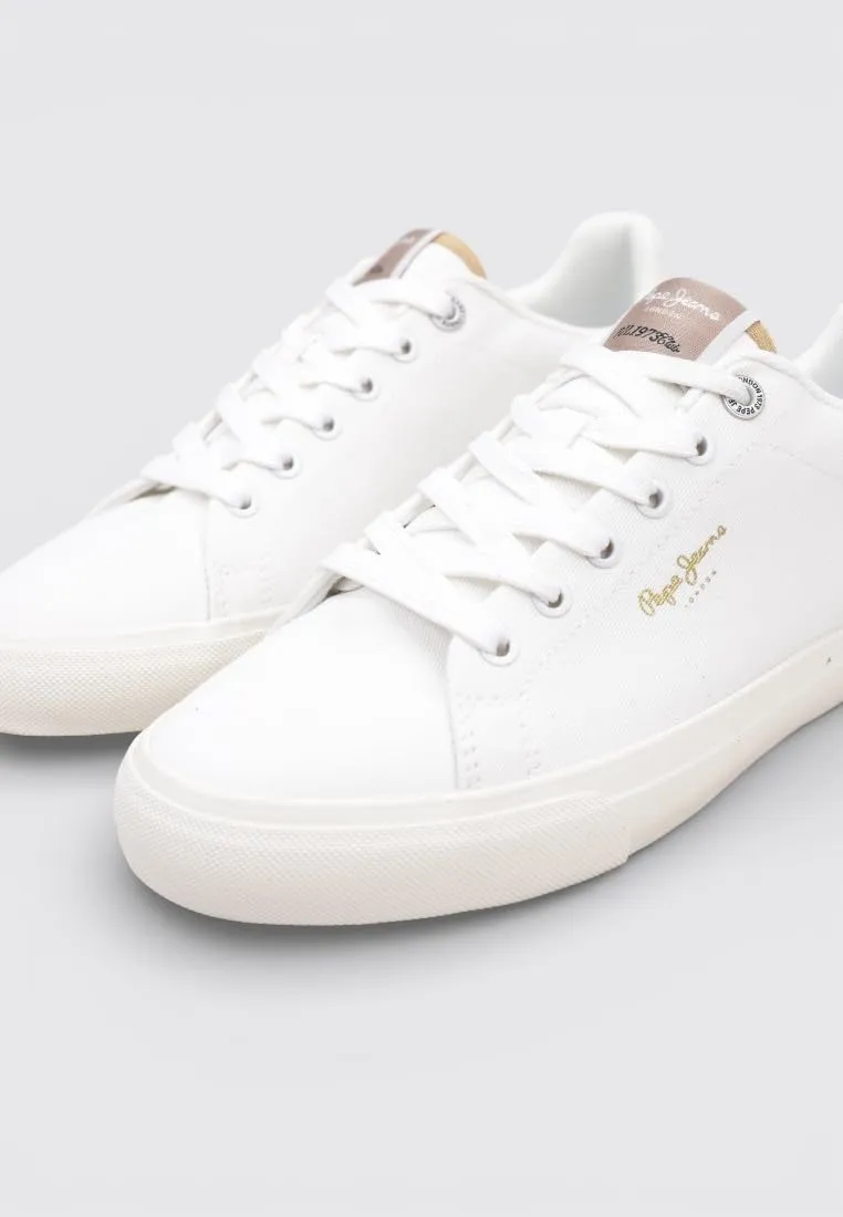 Pepe Jeans Kenton Combi W Sneakers Donna Bianche 38 EU