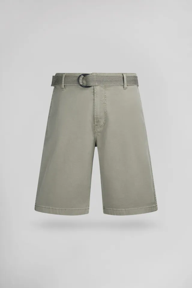 Teddy Smith Staton Chino shorts kaki cintura uomo
