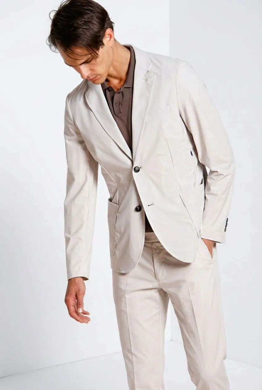 Mason's Da Vinci Tech Blazer Uomo Stucco Jersey Tecnico