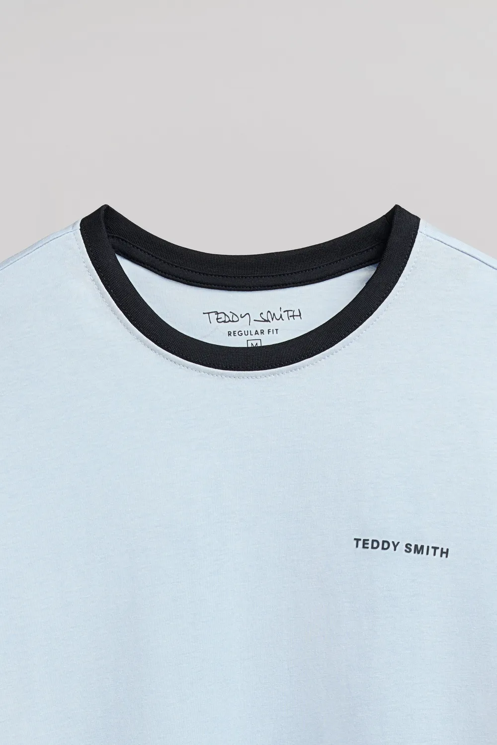 Teddy Smith The-Tee 2 R t-shirt uomo azzurro chiné
