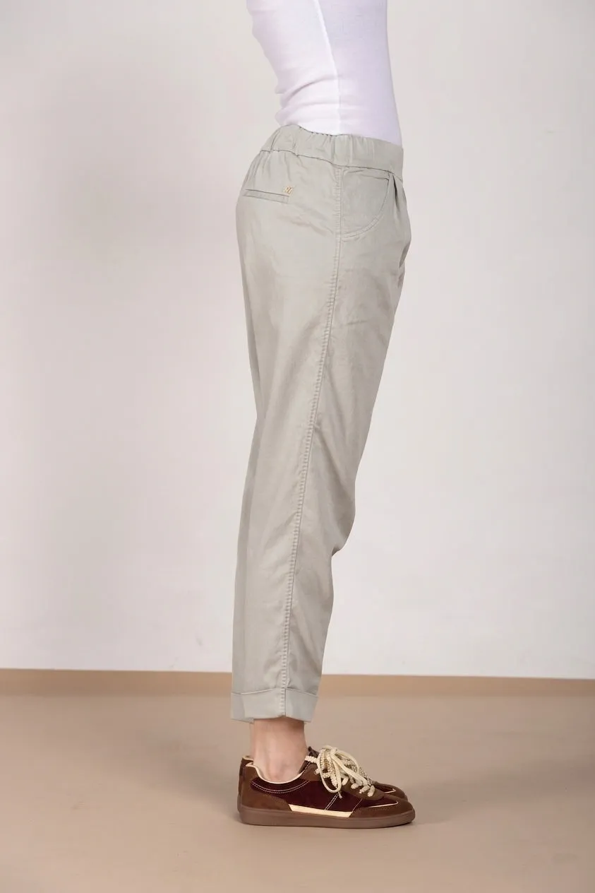 Mason's Easy Jogger pantalone chino donna celeste relaxed