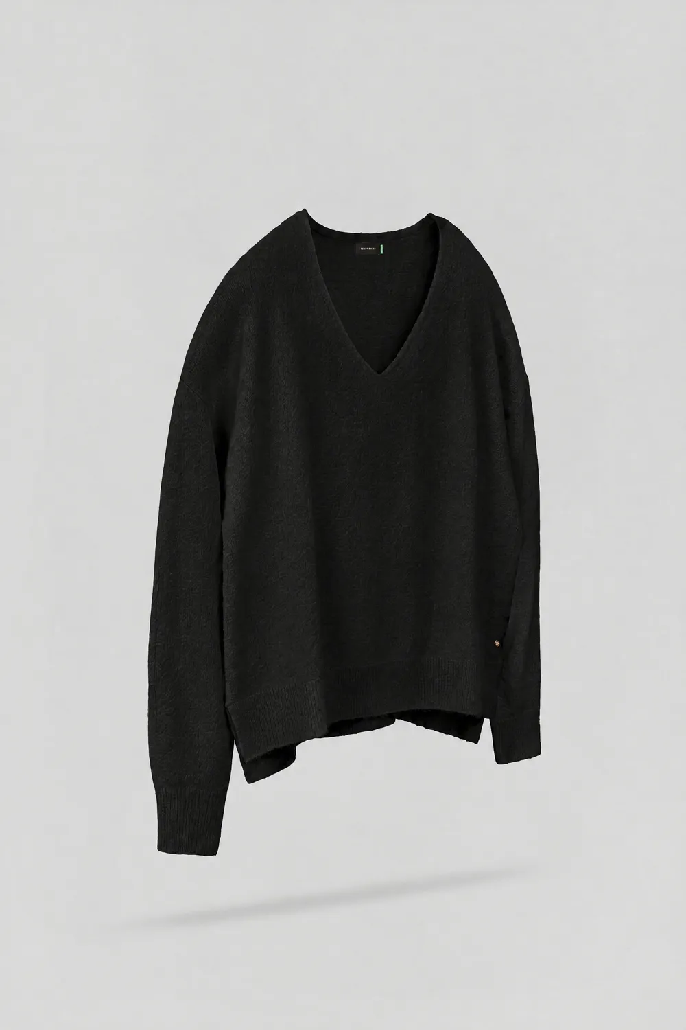 Teddy Smith P-Billie Noir maglione scollo V nero