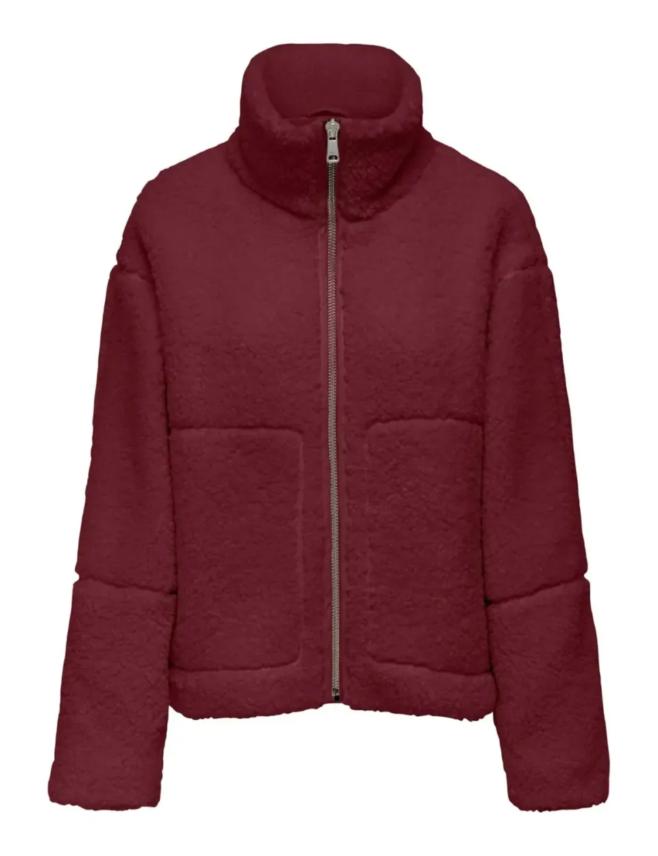 Only Onlaspen cappotto teddy donna XL nero pelo