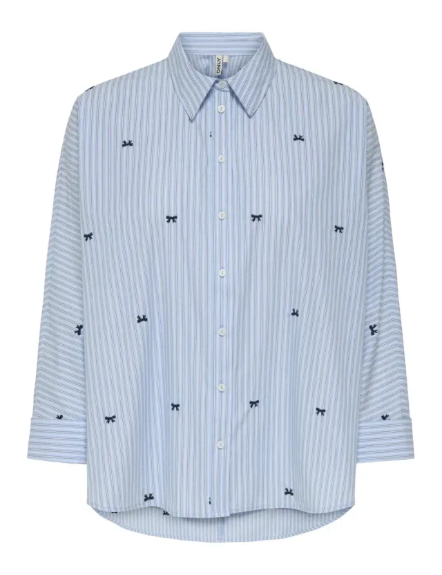 ONLY Onlzeidi Grace camicia donna M manica lunga fiocco