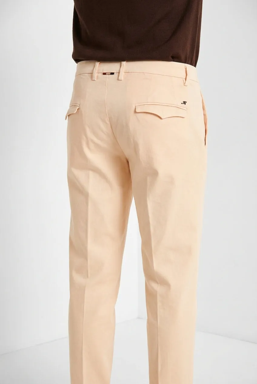 Mason's Torino 1 Pinces Flex chino rosa slim stretch