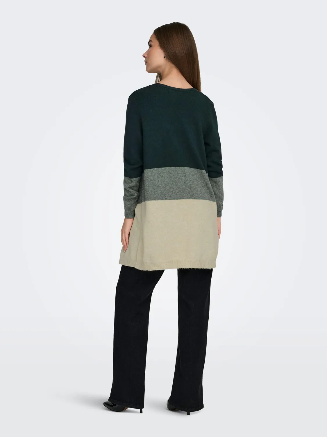 Only Onlqueen cardigan donna aperto maglia morbida