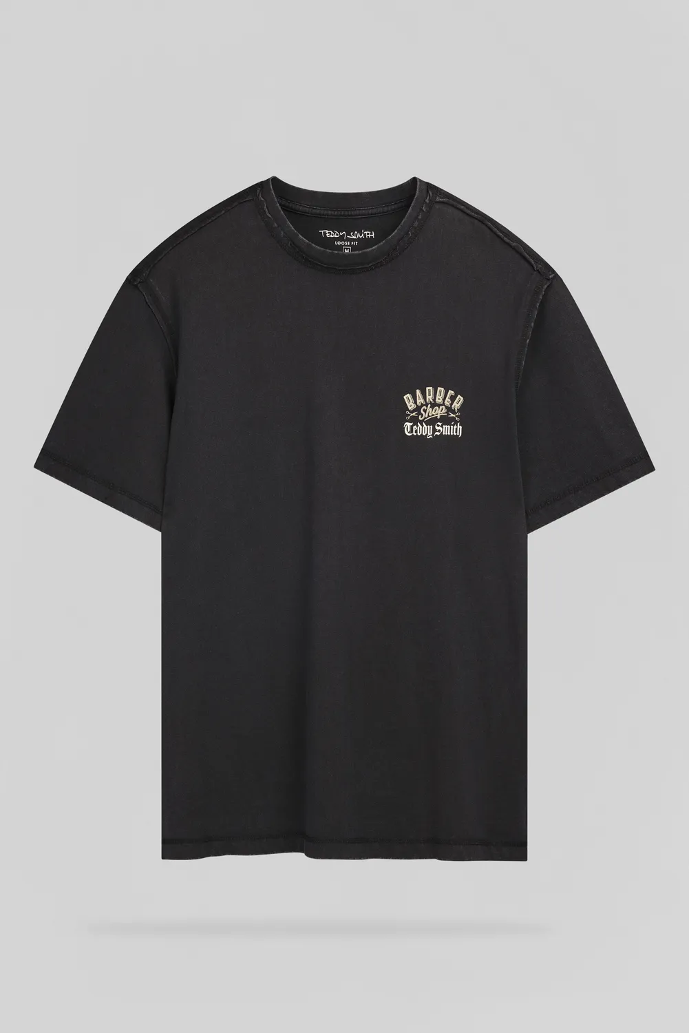 Teddy Smith T-Angel MC t-shirt nera loose fit