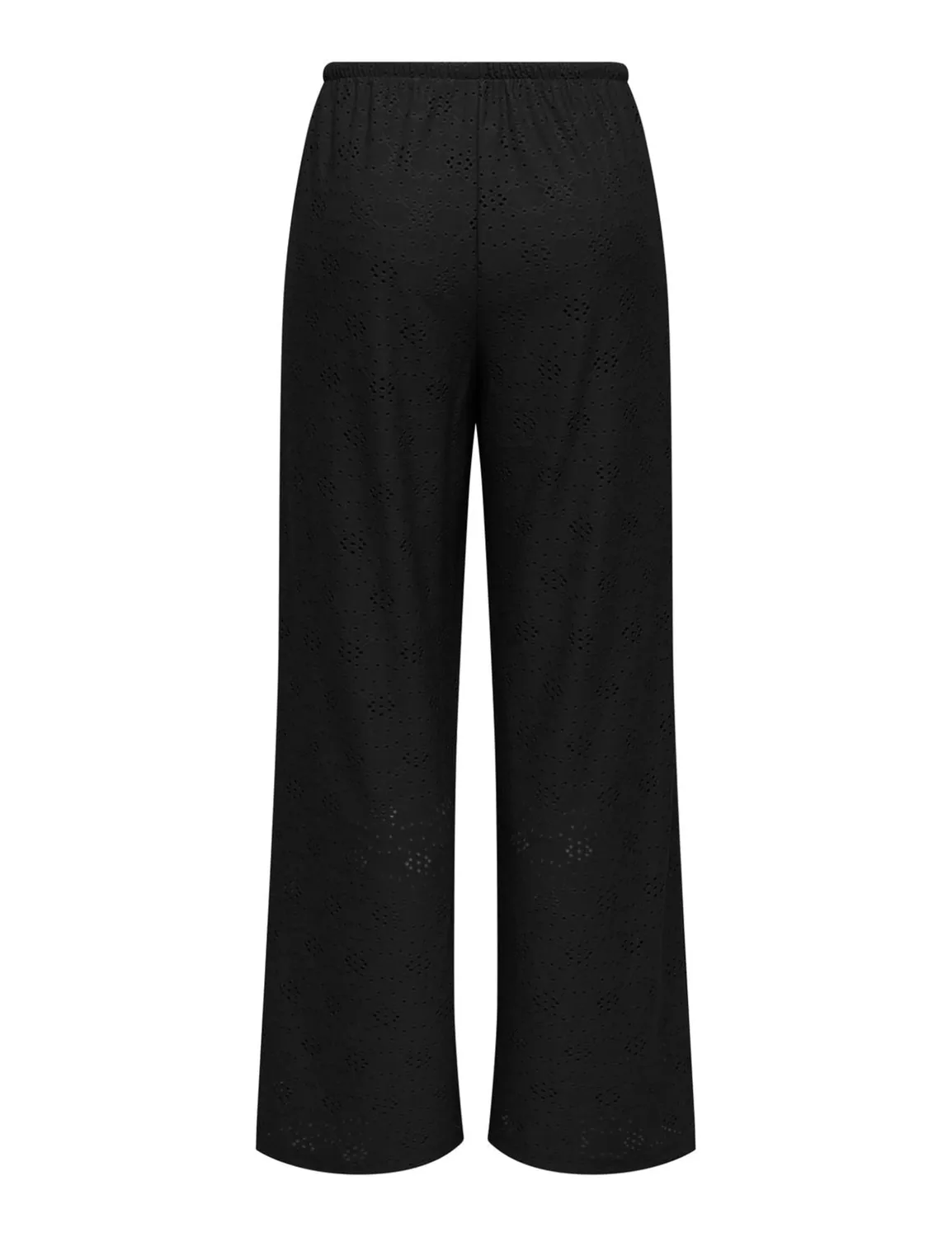 ONLY Onlsmilla Life Wide Tie Pant Jrs pantaloni XS nero gamba larga