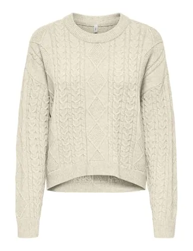 ONLY Onlkatia LS Cable pullover taglia S trecce