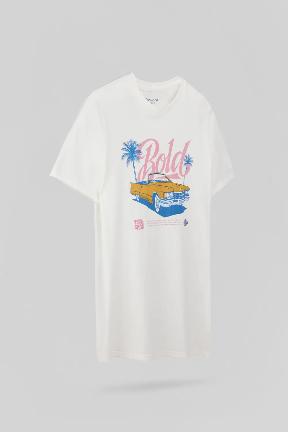 Teddy Smith T-Carser MC t-shirt middle white